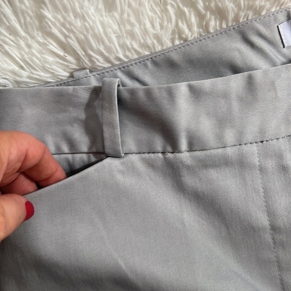 LIZ CLAIBORNE Silver Screen Color Emma Ankle Length Mid Rise Pants,10 Tall, NWT. - Picture 4 of 8